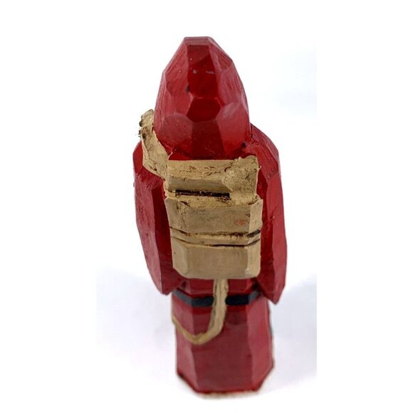 Midwest Of Cannon Falls Folk Art Santa Claus Figurine Hand Carved Wood 8" Tall - Picture 5 of 6